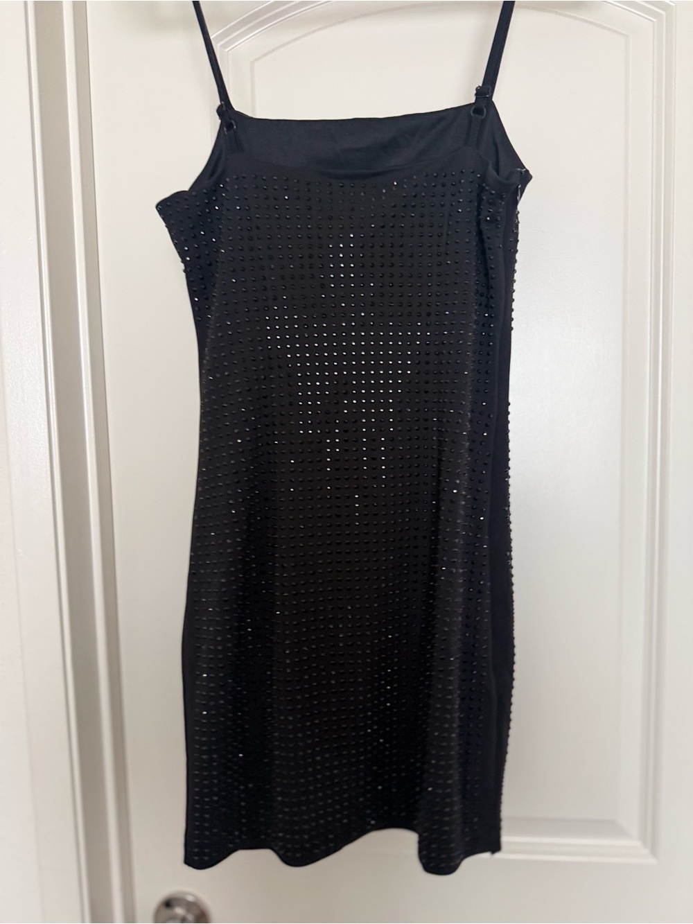 Boohoo black bodycon mini dress
